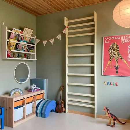 Retro 70s House With Views In Feriehus Jelling